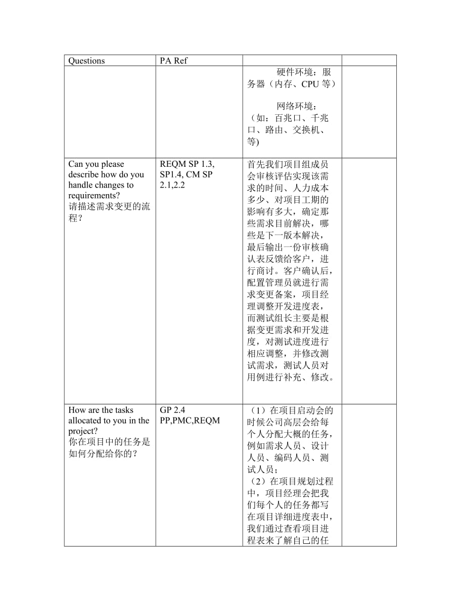 CMMI3测试人员评估问答记录.doc_第4页