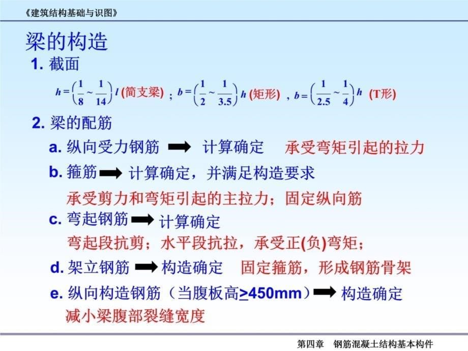 4 建筑结构基础与识图教学作者周晖主编第四章钢筋混凝土结构基本构件知识讲解_第5页