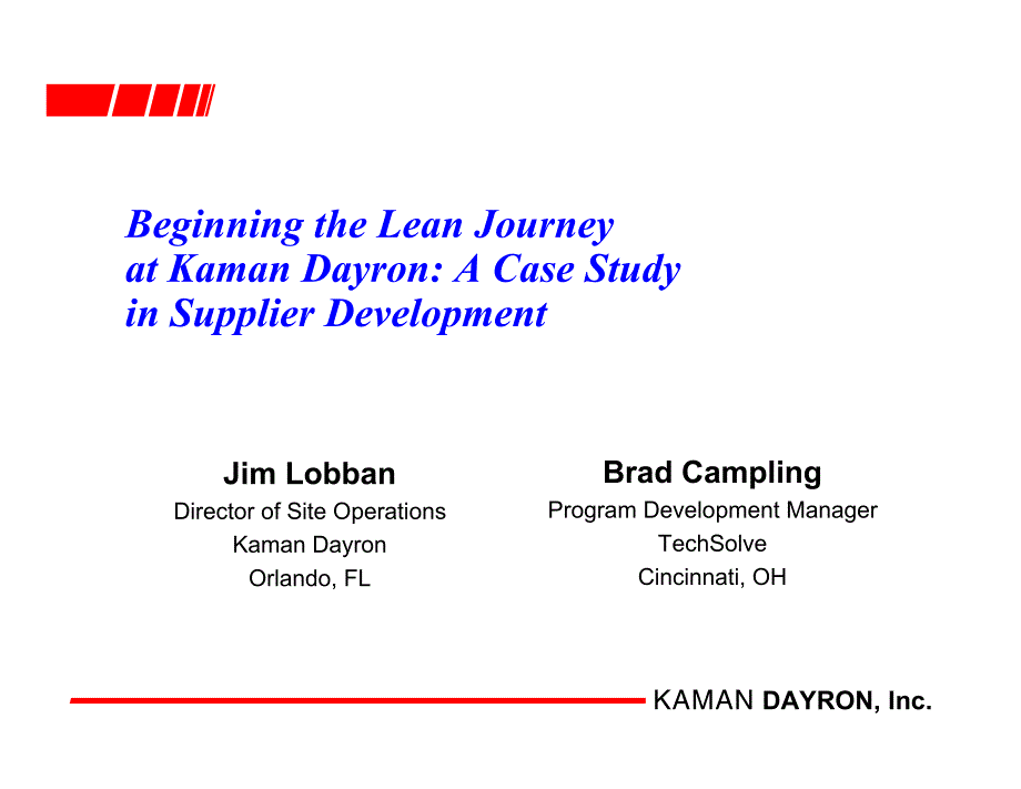 卡曼戴隆的精益之旅Dayron lean Journey.pdf_第1页