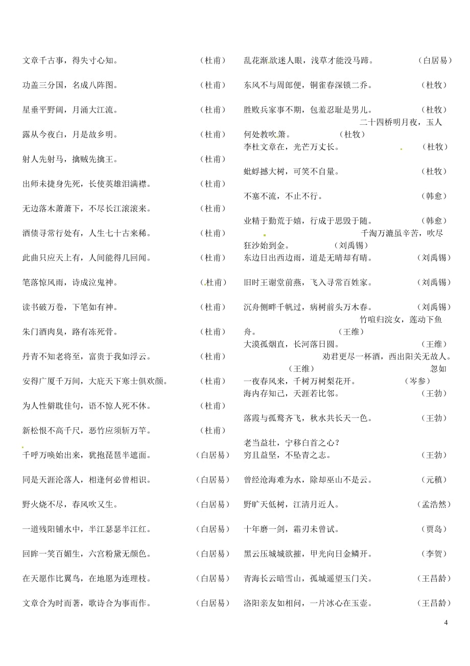 重庆市万州分水中学高考语文 文言文语法精讲解文言文特殊句式讲义 新人教版.doc_第4页