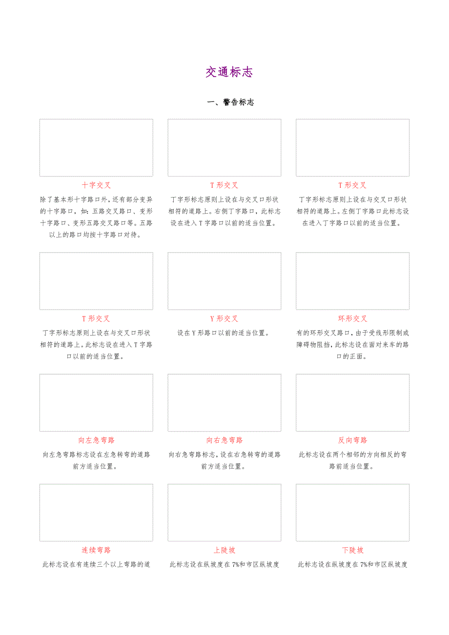 交通标志和驾驶理论易错题_第1页