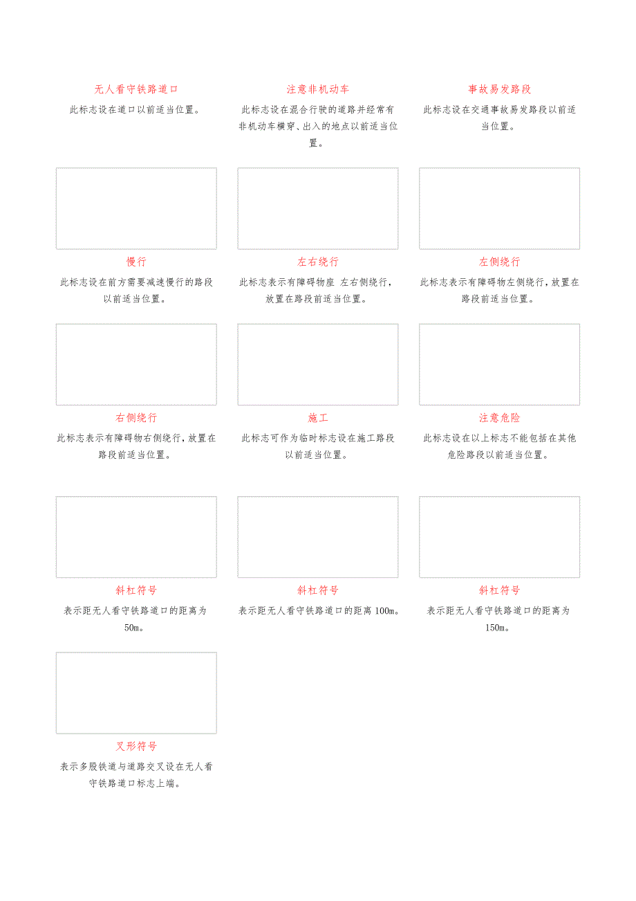 交通标志和驾驶理论易错题_第4页