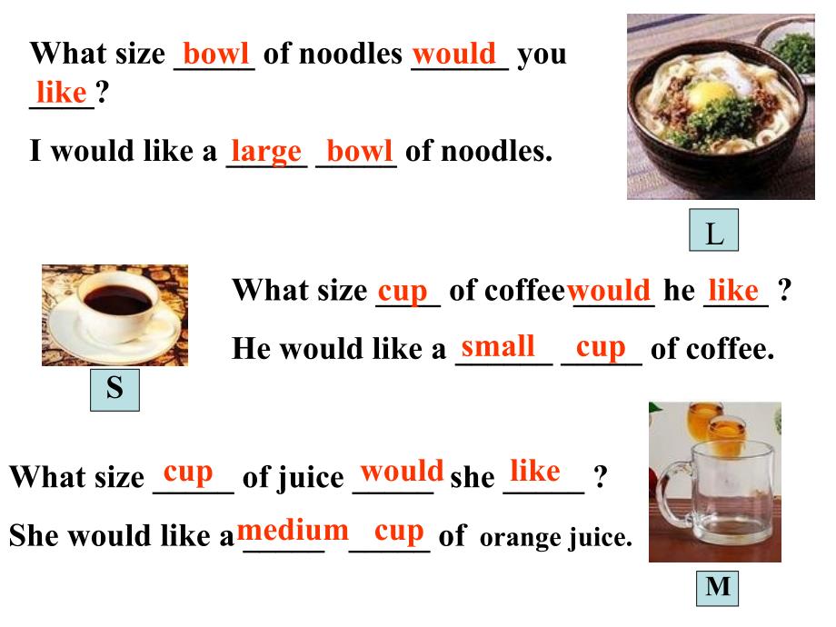 初一英语下册Unit10-Id-like-some-noodles课件完美版_第3页