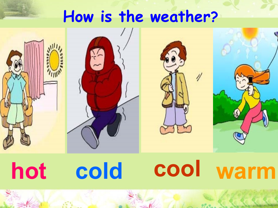 Unit4-It's-warm-today课件_第2页