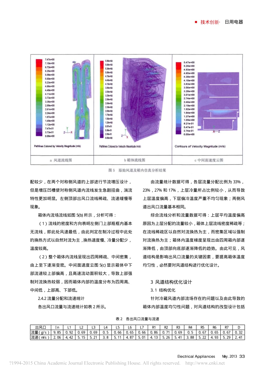 基于Fluent的风冷冰箱的风道结构优化设计_陈成.pdf_第4页