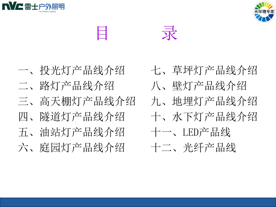 {产品管理产品规划}雷士户外照明产品讲义_第2页