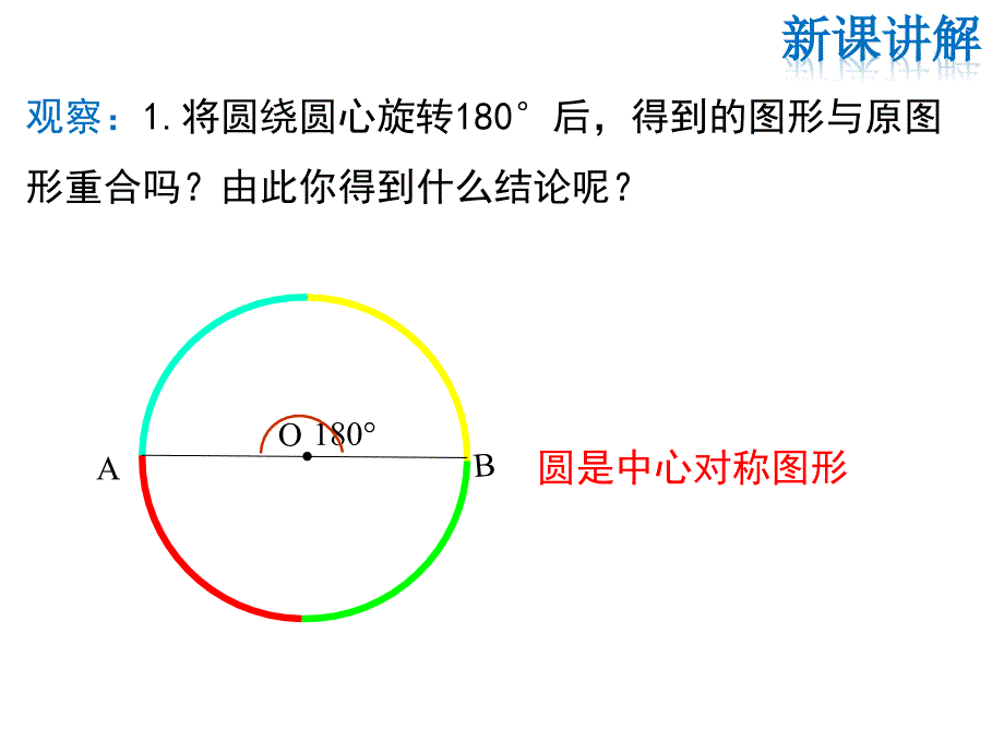 华师版数学九年级下册课件-第27章 圆-27.1.2 第1课时 圆的对称性_第4页