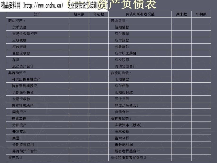 {行业分析报告}服装行业财务报表分析培训讲座_第5页