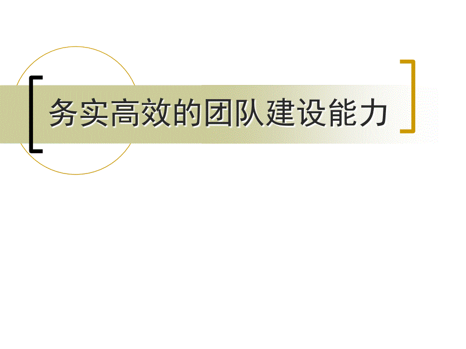 务实高效的团队建设能力讲义教材_第1页