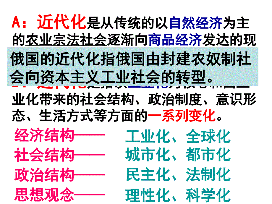 课标实验版选修1《农奴制改革与俄国的近代化》ppt课件1_第4页