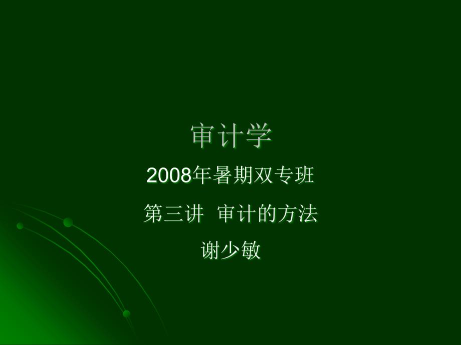 {财务管理财务报表}某公司财务报表审计办法_第1页