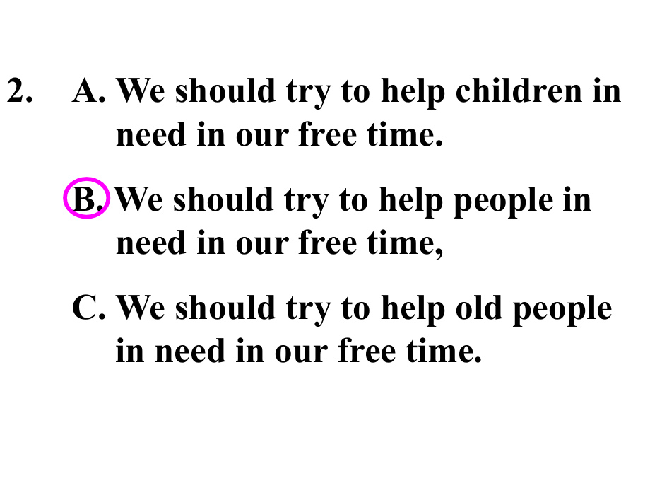 牛津深圳版英语八下Unit 1《Helping those in need》ppt课件4_第3页