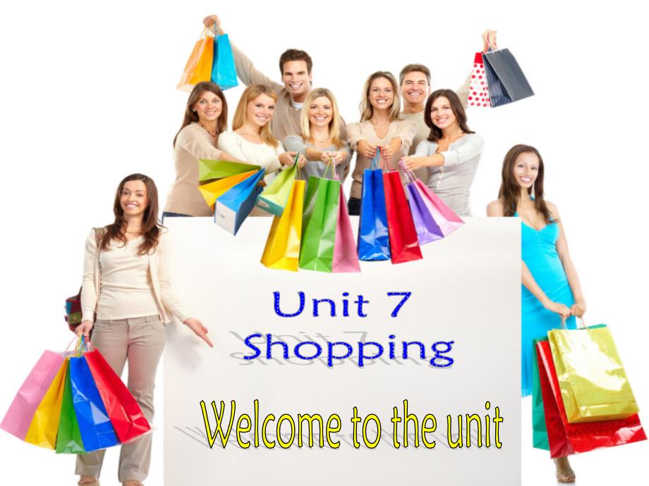 牛津译林版英语七上Unit 7《Shopping》（Welcome）ppt课件_第1页
