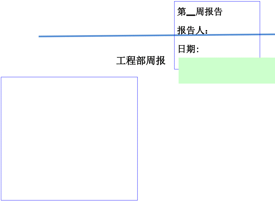 项目周报模板培训资料_第1页