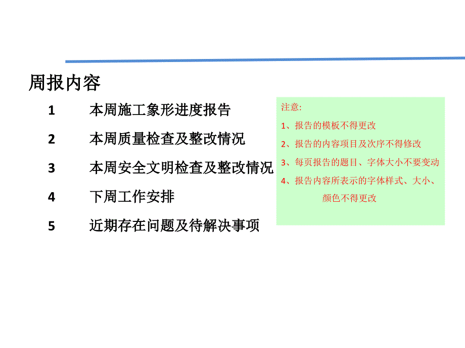 项目周报模板培训资料_第2页