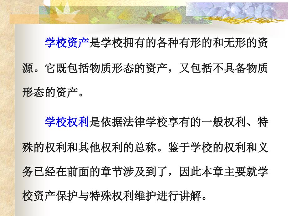 {财务资产管理}学校资产保护与特殊权利维护_第2页