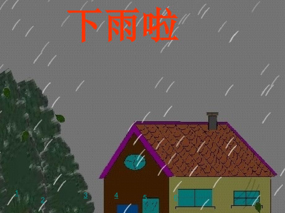 课件冀教版二年级语文下册 下雨啦 PPT课件_第3页