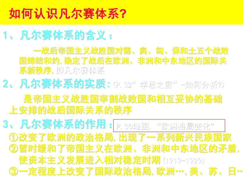 课标实验版选修3《凡尔赛体系与国际联盟》ppt课件_第3页