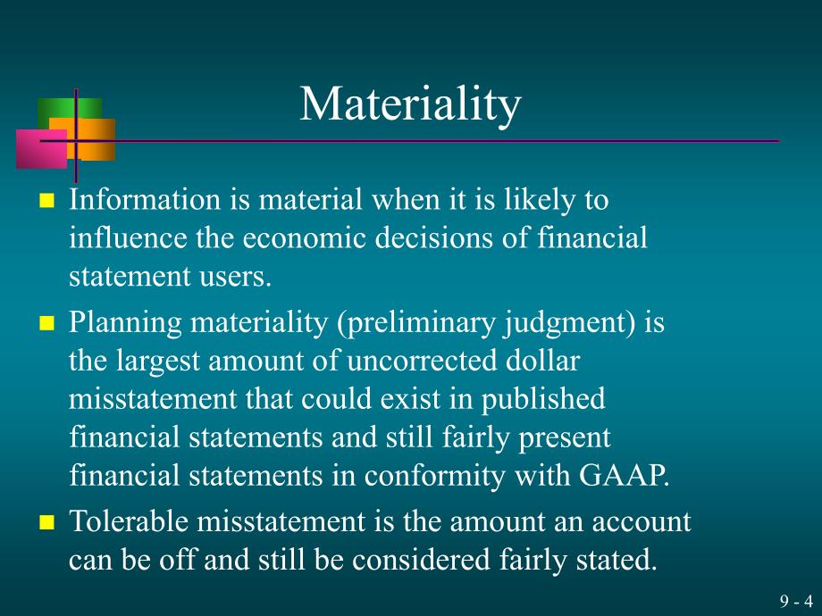 {经营管理知识}MaterialityandRisk英文版ppt66页_第4页