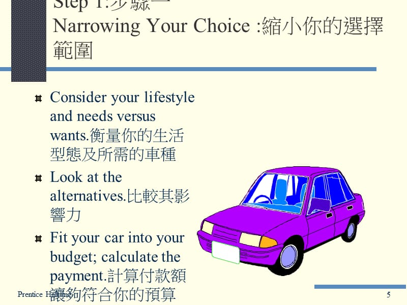 {企业形象}Decision房屋及交通工具的决策_第5页