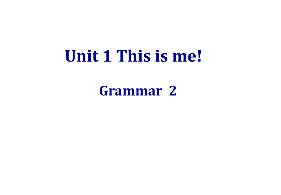 牛津译林版英语七上《Unit 1 This is me》ppt课件（六）_第1页