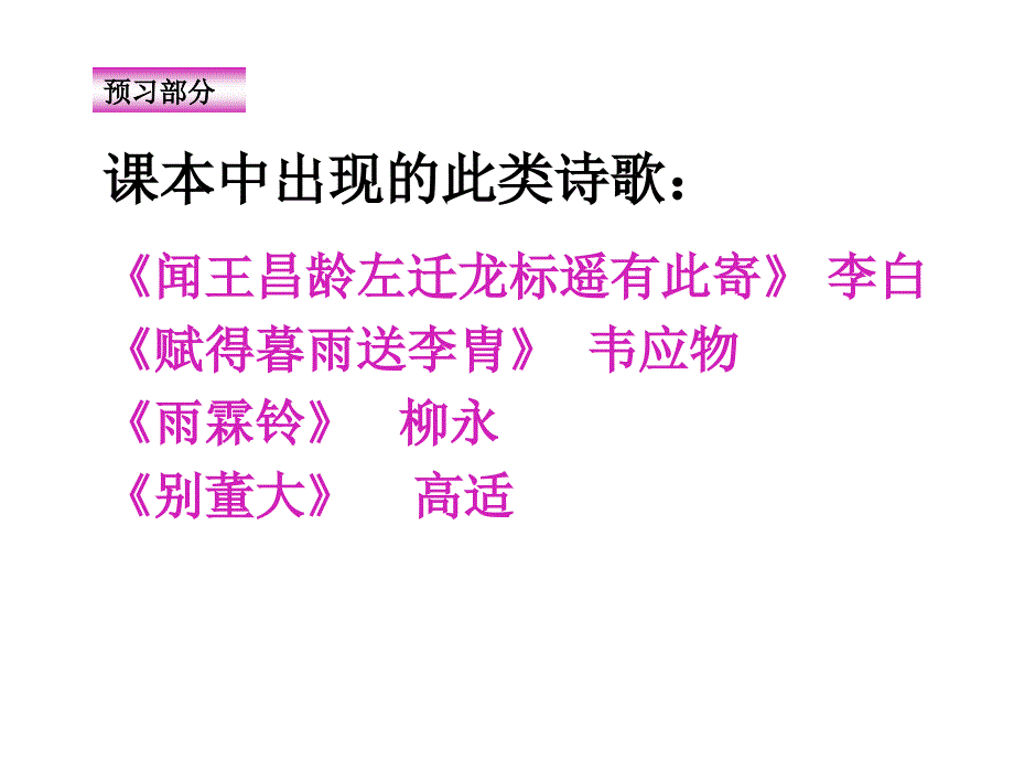 高考诗歌鉴赏专题复习送别诗_第2页