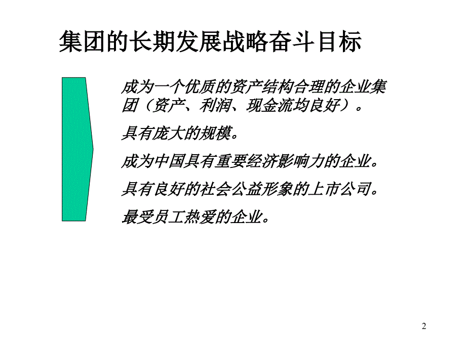 协信集团2001年—2005年发展战略规划培训讲学_第2页