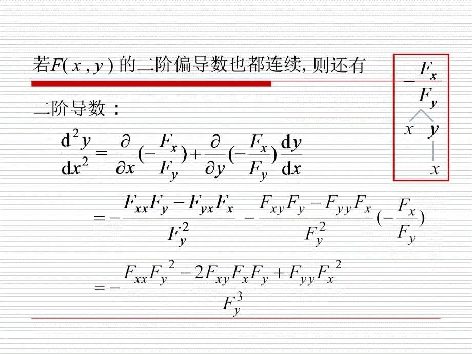 隐函数求导讲解教学教材_第5页