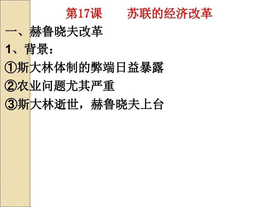 {财务管理财务知识}即墨四中课苏联的经济改革讲义岳麓版必修_第5页