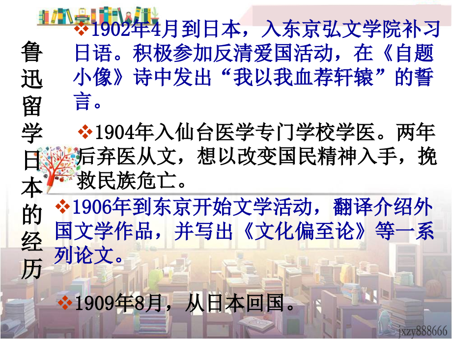 《藤野先生》课件 初中八年级(上册)(1)_第4页