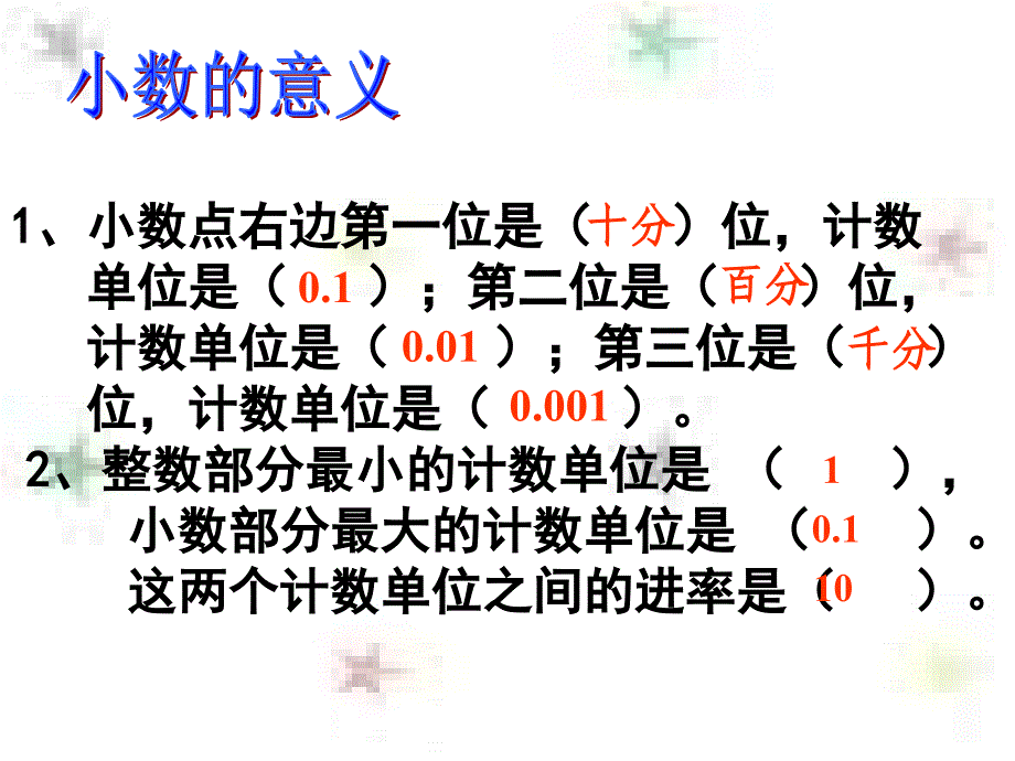 北师大版数学四年级数学下册第五单元整理与复习课件_第2页