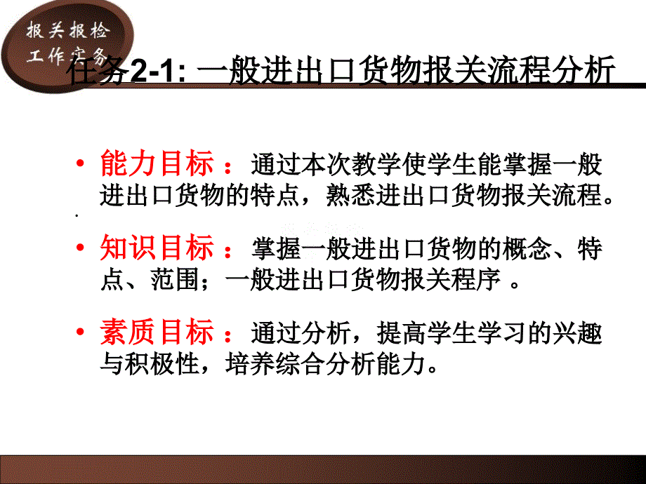 {流程管理流程再造}一般进出口货物报关流程分析讲义_第4页