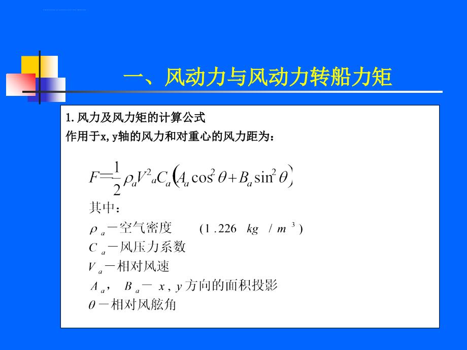 第3章外界因素对船舶操纵的影响课件_第3页