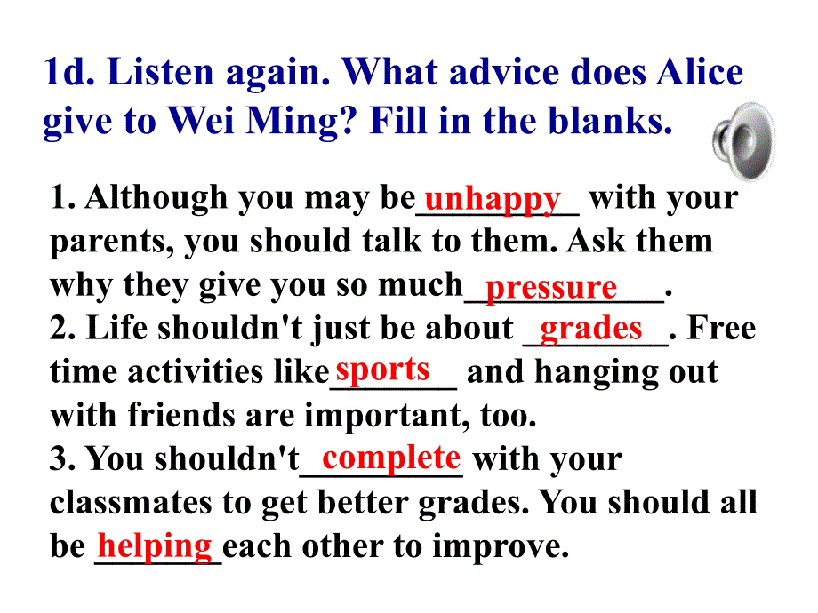 人教版英语八下Unit 4《Why don’ t you talk to your parents》（Section B）课件_第4页