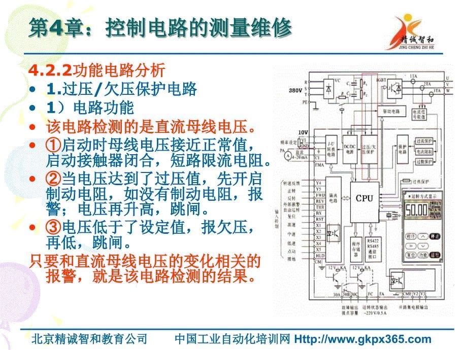 第4章变频器控制电路的维修培训教材_第5页