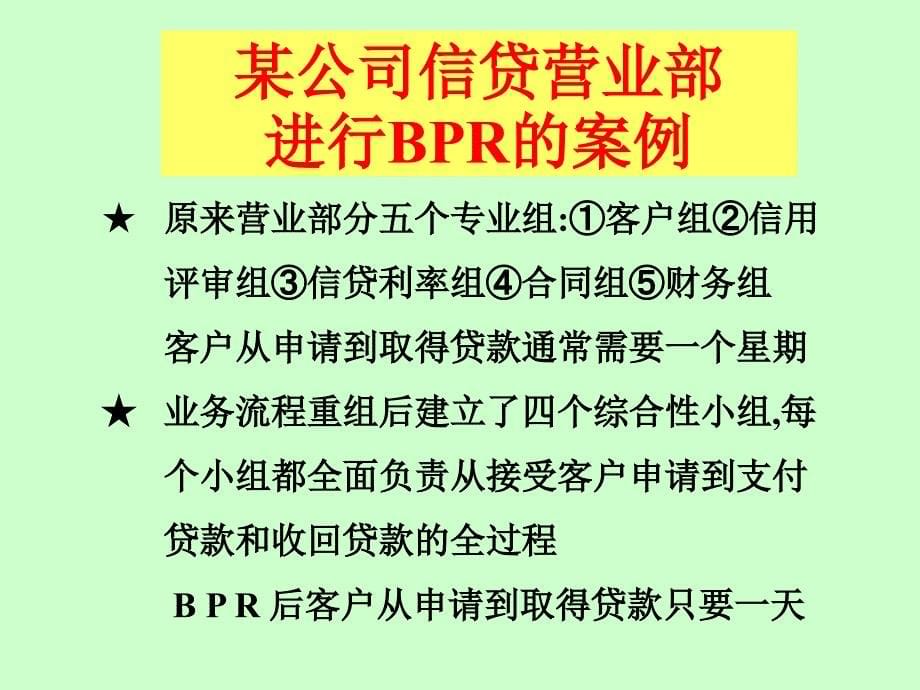 {企业并购重组}业务流程重组BPR)_第5页