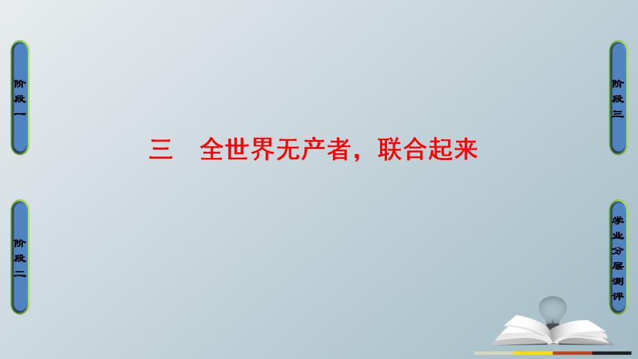 高中历史专题5人民群众争取民主的斗争3全世界无产者联合起来课件人民版选修2_第1页