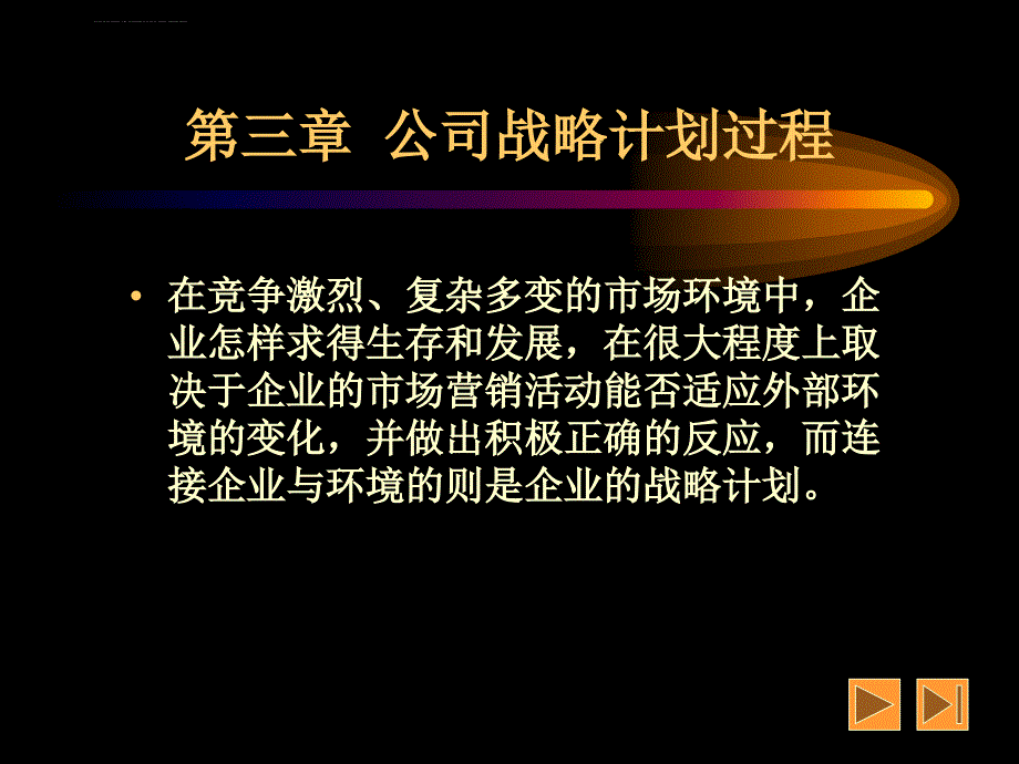 第03章 公司战略计划过程课件_第1页