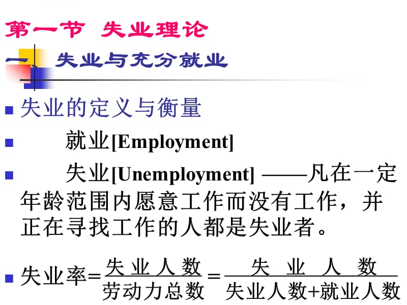 第15章 失业与通货膨胀理论课件_第2页