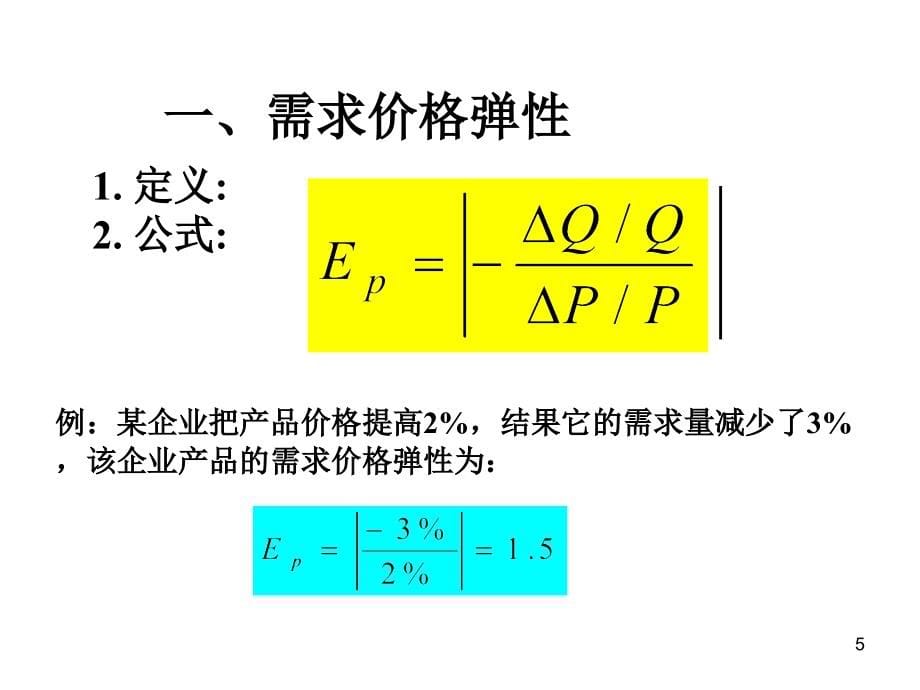 第3讲弹性理论及其应用经济学原理课件_第5页