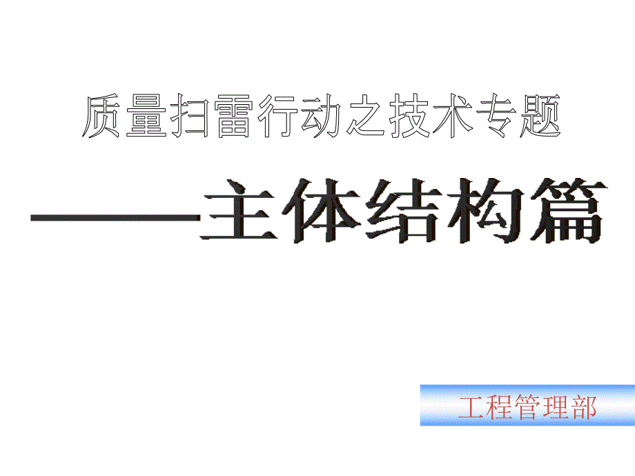 {房地产项目管理}武汉某地产房地产项目工程管理45P_第1页