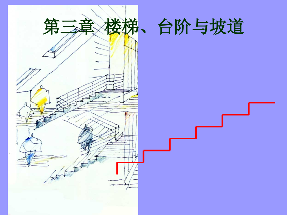 {城乡园林规划}建筑构造楼梯_第1页