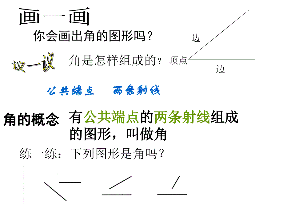 初一数学《角的认识》PPT课件_第2页