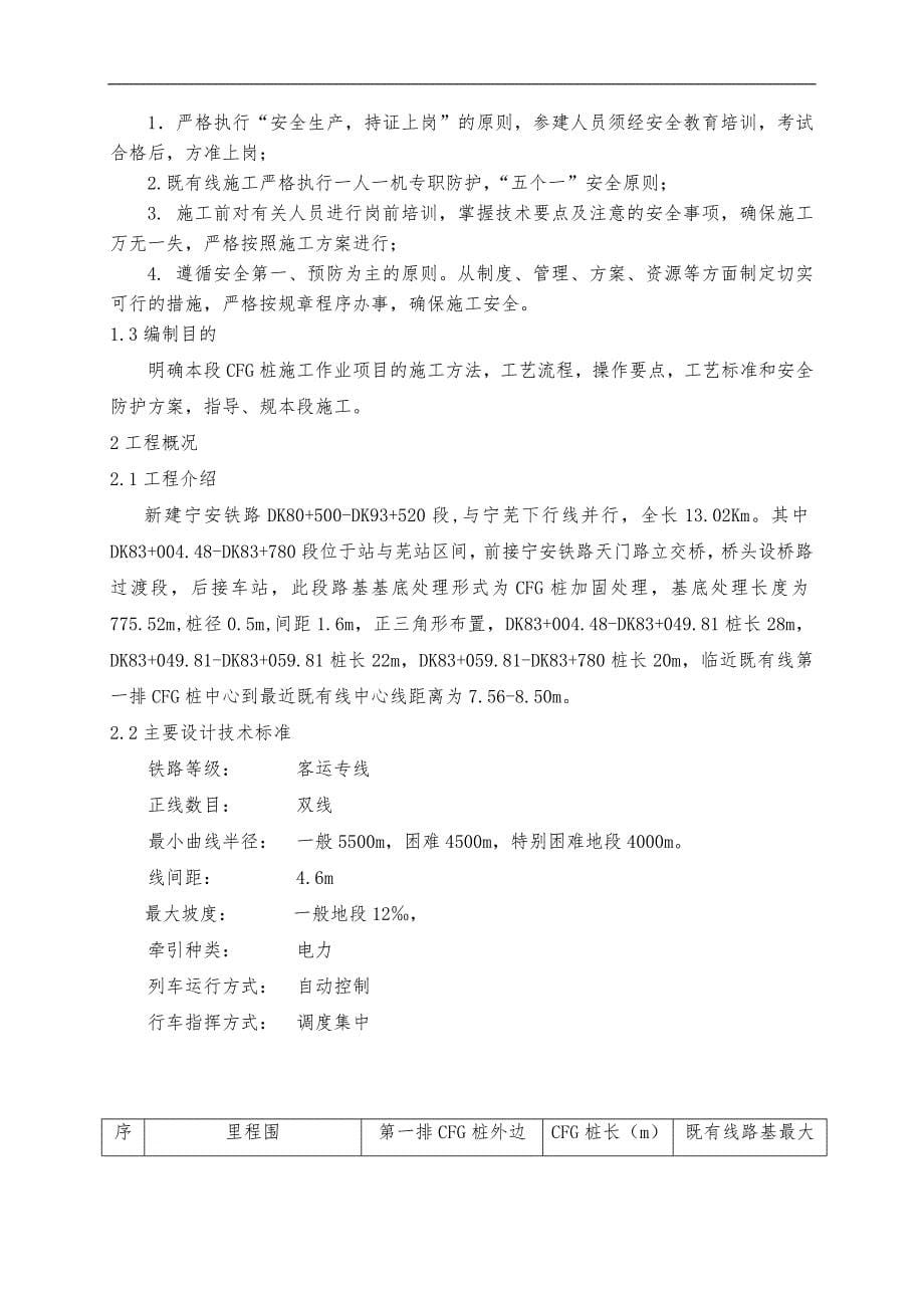 宁安铁路工程CFG桩专项工程施工设计方案_第5页
