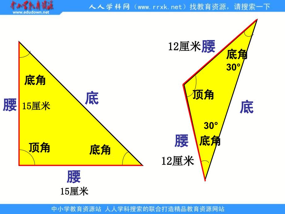 高淳县桠溪中心小学等腰三角形和等边三角形课件复习课程_第4页