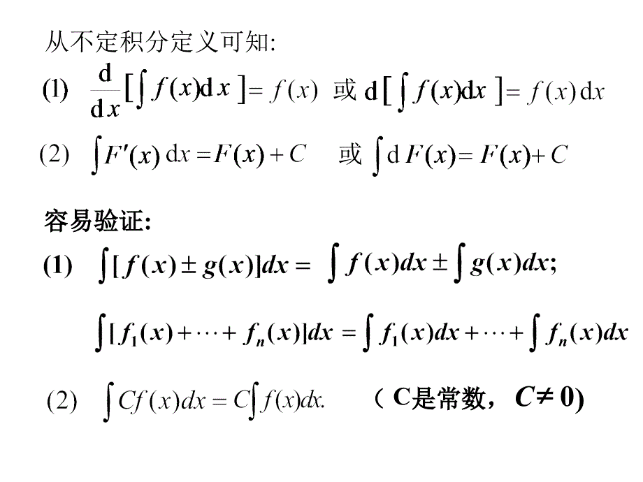 高等数学北大版27不定积分教材课程_第4页