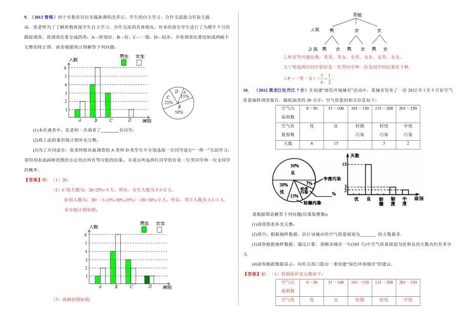 中考数学专题训练：统计.doc_第5页