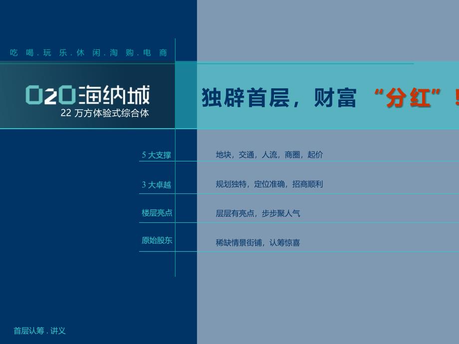 海纳城22万方体验式综合体销售策略报告销售执行29P教学文稿_第1页