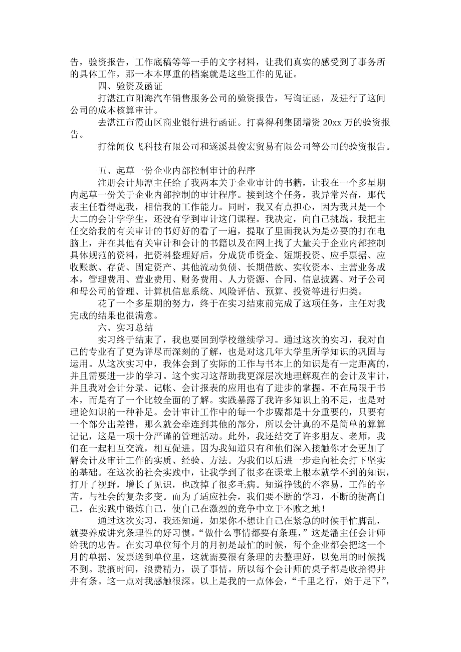 会计师事务所工作总结 范文三篇_第3页