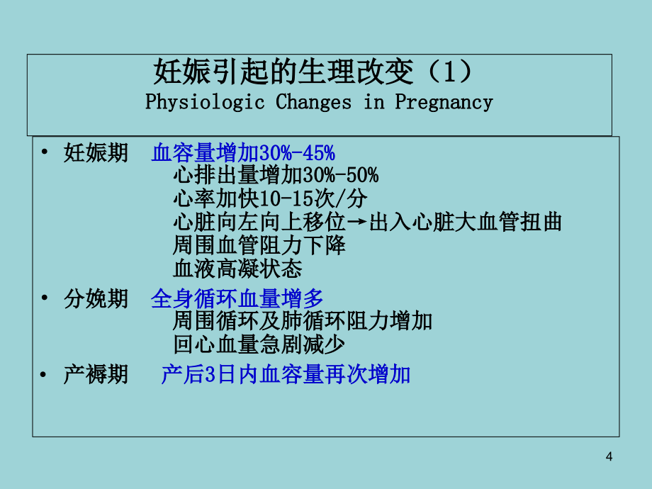 妇产科学――妊娠合并内科疾病_第4页